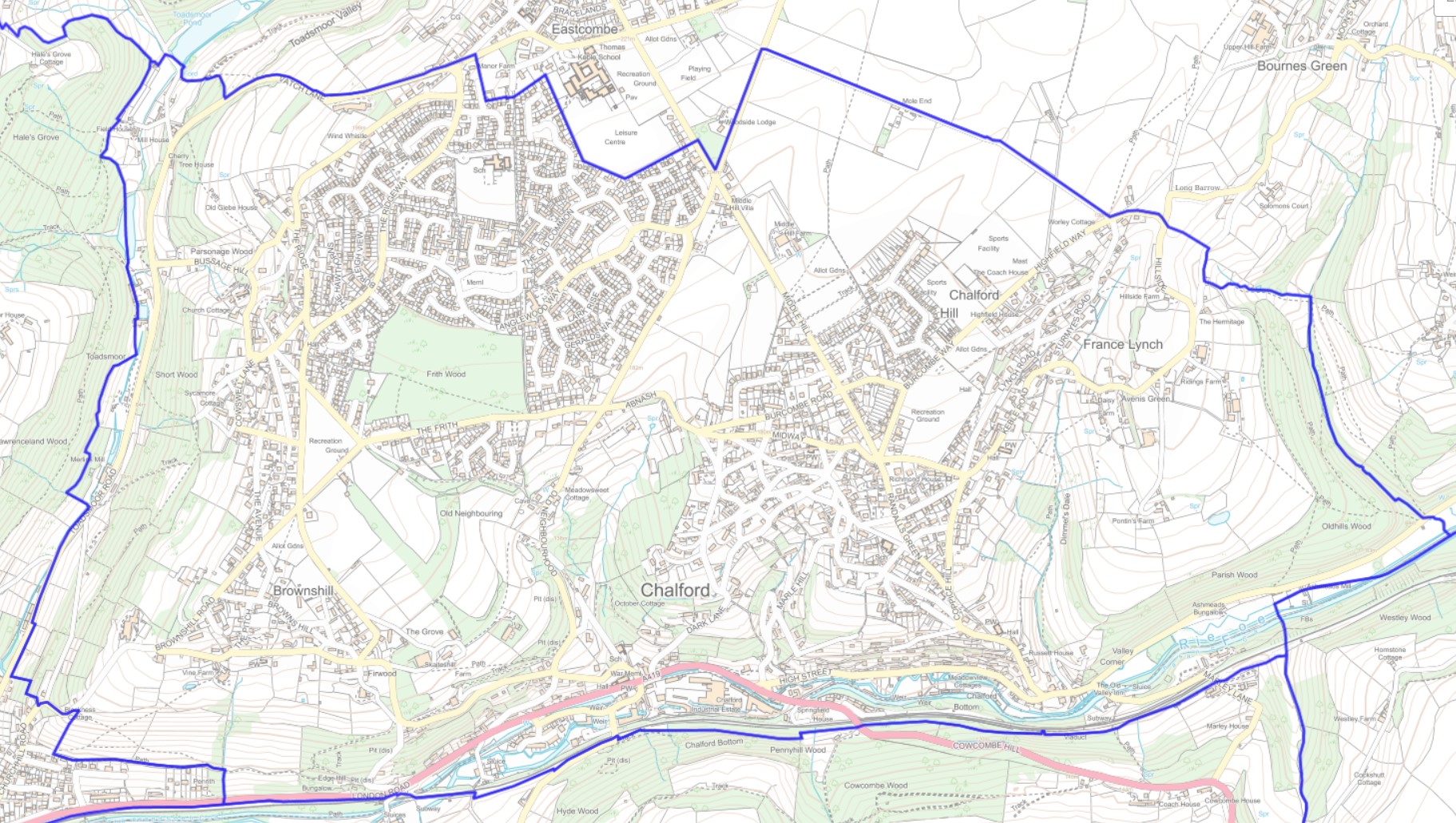 The Area Chalford Parish Council